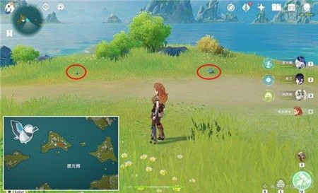 原神基本呈蓝色的野生动物是什么