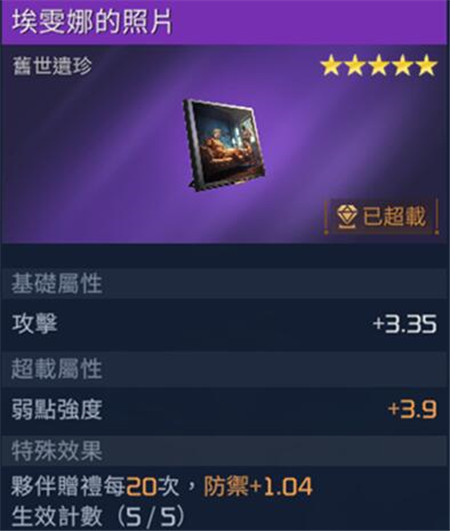 星球重启埃雯娜的照片怎么获取