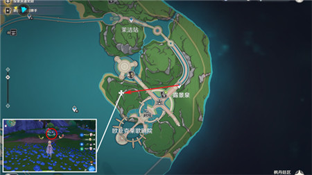 原神柔灯铃采集路线是什么