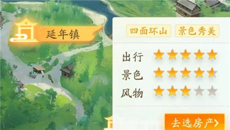 射雕手游产业系统买房怎么买
