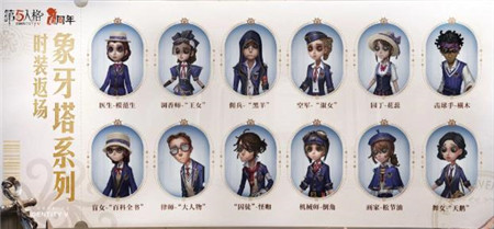第五人格周年庆溯洄象牙塔时装怎么样
